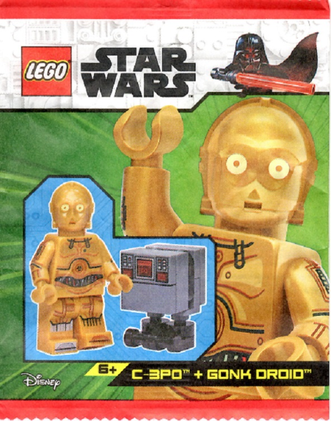 912310-1 C-3PO and Gonk Droid paper bag