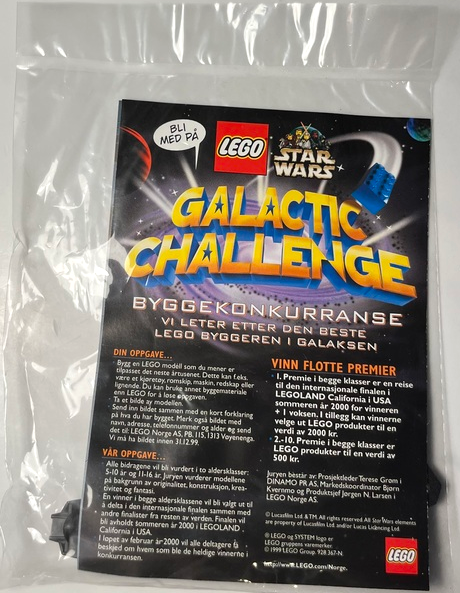 SWGCNO-1 Star Wars Galactic Challenge Contest Promotional Set (Norwegian Version)